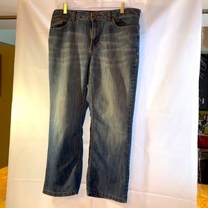 Straight leg jeans